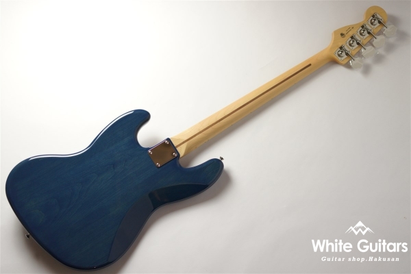 2021 Collection Made in Japan Hybrid II Jazz Bass - Indigo Trans